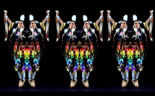 Jeffrey Gibson, Still from She Never Dances Alone, 2020
