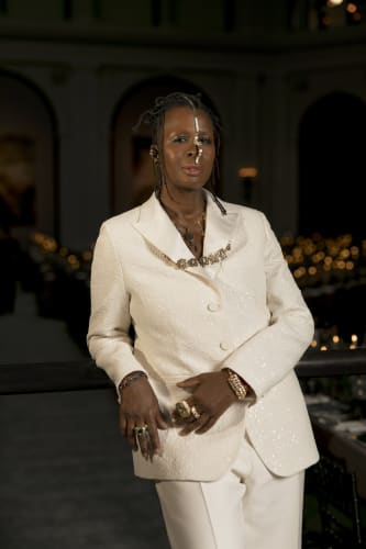 Mickalene Thomas photographed by Myesha Evon Gardner.