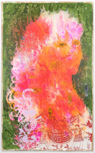 Firelei Baez, Those who would douse it, 2015. Courtesy the artist and Gallery Wendi Norris, San Francisco. Photo: STUDIO LHOOQ