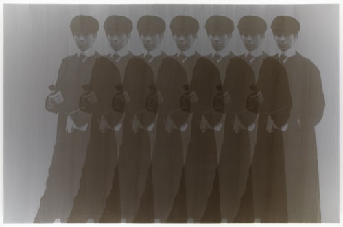 Deborah Kass, Seven Ghost Yentls (My Elvis), 1997