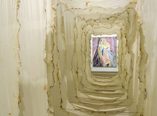 Exhibition view: Manuel Mathieu, Survivance, Montreal Museum of Fine Arts, Montreal (17 September 2020–28 March 2021). Courtesy Montreal Museum of Fine Arts. Photo: Guy L'Heureux.