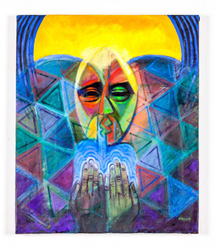 Sherman Beck, Awakening 1, 2003. Oil on canvas, 24 x 20 in.