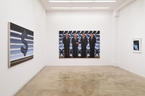 Installation view of “Politics, Rhetoric, Pop,” Fall 2016 at Kavi Gupta