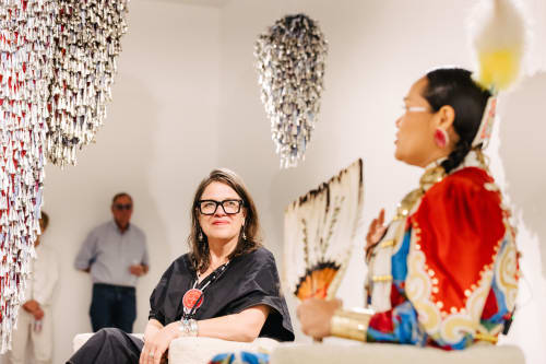 Marie Watt: Sky Dances Light | Artist Discussion: Marie Watt x Acosia Red Elk, Kavi Gupta | Washington Blvd |...