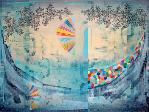 Free Verse Paradise Cha Cha - Gabe Brown and Josette Urso , new paintings