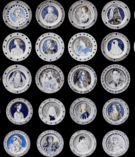 Famous Women Dinner Service - In conversation With Contemporary Art