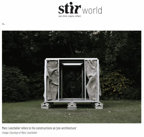 Marc Leschelier's exploration of architecture as a metalanguage, with Pavilion X, The Paris-based architect and sculptor built Pavilion X, a...