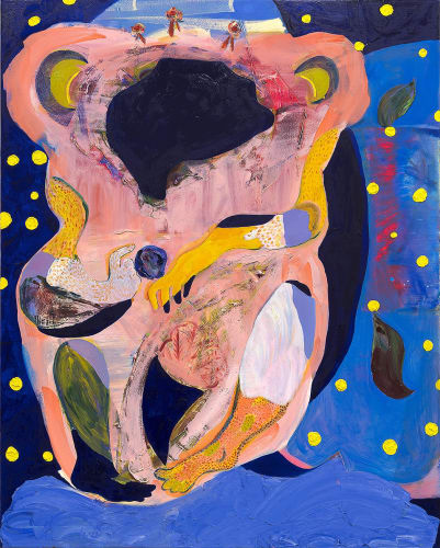 Ursula, Oil and cold wax on canvas, 150 x 120cm, 2019