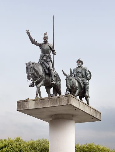 Don-Quixote and Sancho-Panza, Archival inkjet print, 70.5 x 53.5 cm, 2016