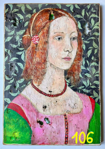 Joris Ghilini, Ritratto di Giovane Donna 106, 2024