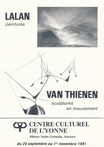 LALAN paintings – VAN THIENEN kinetic sculptures, Exhibition Brochure