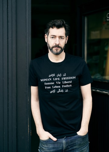 Timo Nasseri photographed for WLF by Frederike Schäfer