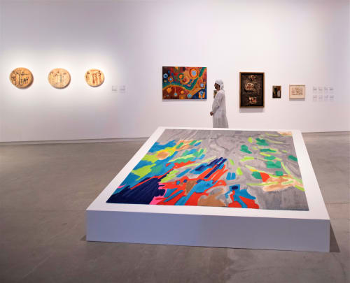 Mona Saudi & Mohamed Ahmed Ibrahim at Sharjah Art Foundation, In the Heart of Another Country: The Diasporic Imagination Rises