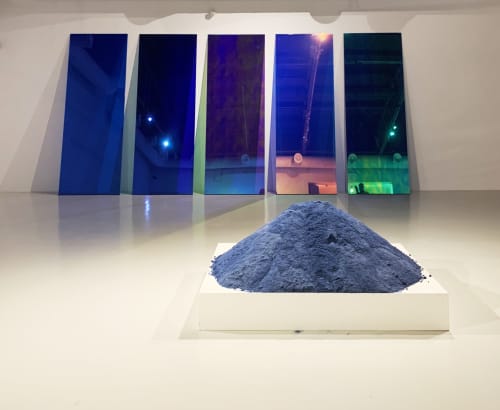 nstallation image of Rearranging the Riddle: Solo Exhibition by Shaikha Al Mazrou, Maraya Art Center, 2020