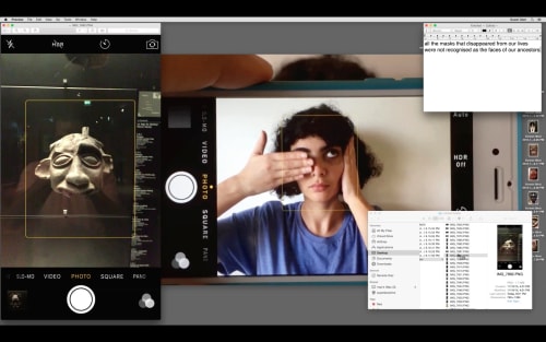 Yazan Khalili . Hiding Our Faces Like A Dancing Wind . 2015