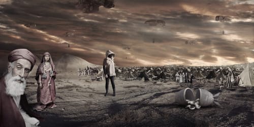 Larissa Sansour . In the Future, They Ate From the Finest Porcelain 3 . 2014