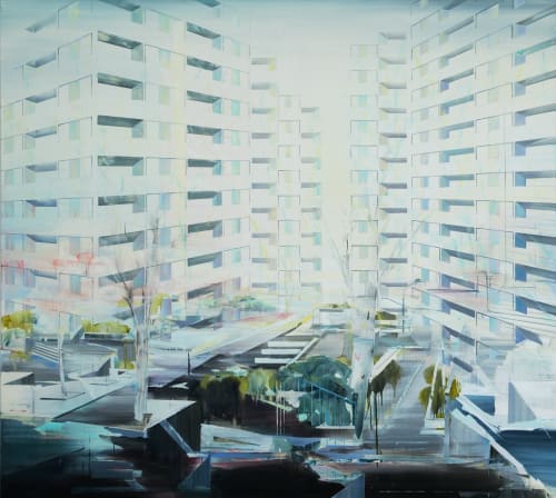 Driss Ouadahi . Three Trees . 2017