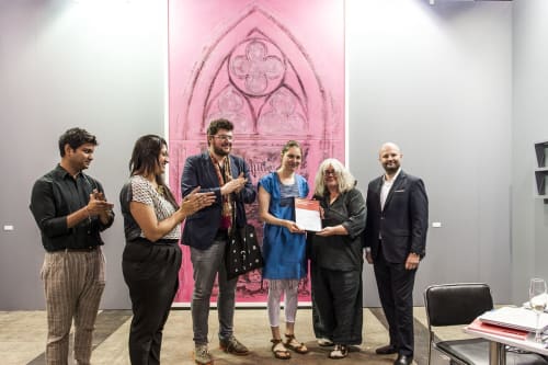 Nadia Kaabi-Linke has won the Discoveries Prize at Art Basel Hong Kong