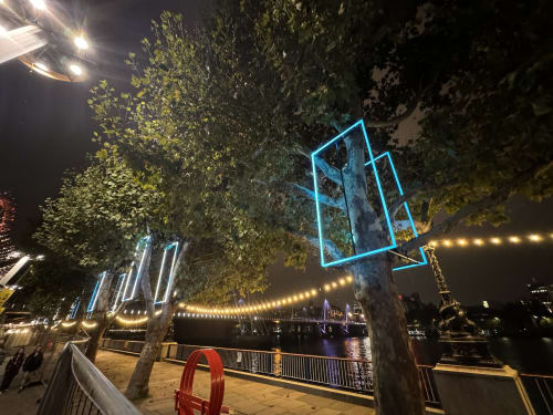 Nathaniel Rackowe, Desire Lines, 2024. Southbank, London.
