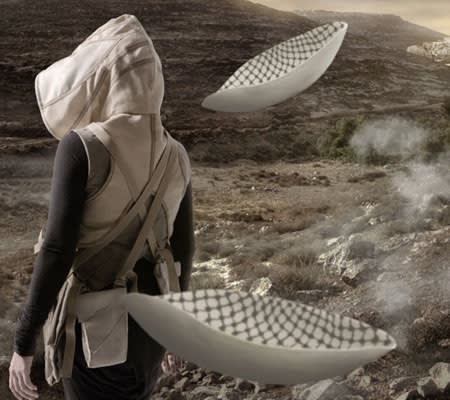 Larissa Sansour . In the Future They Ate From the Finest Porcelain 3 (Detail) . Courtesy Lawrie Shabibi and the artist.