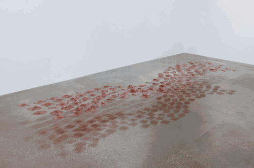 Installation Shot of "The Red River" 2023, Photo by Anna Shtraus, courtesy of Lawrie Shabibi and the artist