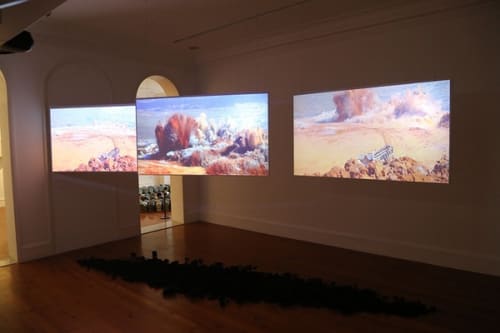 Sutthirat Supaparinya, When We Need to Move the Earth, 3 – Channel Video, 20 min 25 sec, 2014