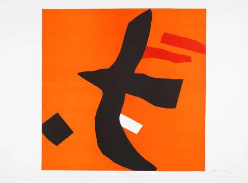 Philip Sutton, Pacific 1966, Lithograph, 50.5 x 50.5cm. Courtesy of Gwen Hughes.