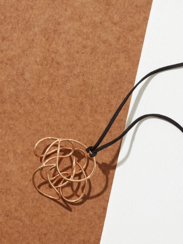 "Cassiopeia" Pendant, 2016, 18k gold (lost wax casting, handmade finishing), edition of 20 in collaboration with Louisa Guinness