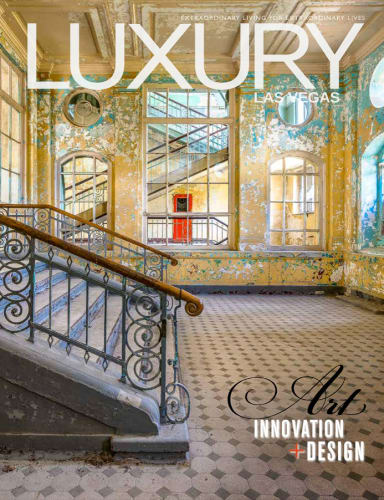 Mario Basner Graces The Cover Of Luxury Las Vegas Magazine's "Art, Innovation and Design" Issue.