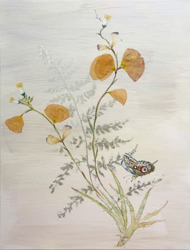 Floral painting by Marilla Palmer.