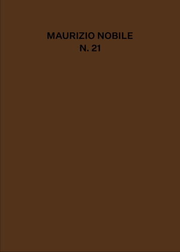 M. Riccòmini, Maurizio Nobile N. 21 - Maurizio Nobile - Bologna | Paris