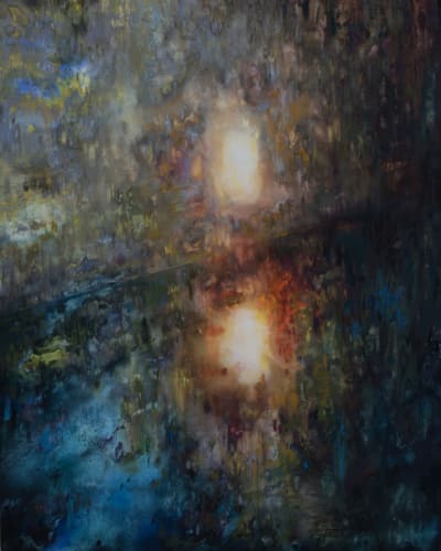 Stoppa e Vanna, 2023 Watercolour and Pastel 94x75cm