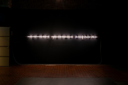 Aidan Hartshorn. Bangadirra, 2025. Wee Jasper Bluestone, neon