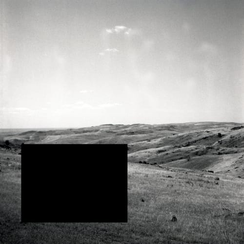 (Deleted scenes) From an untouched landscape#10 (2013), Inkjet print on hahnemuhle paper with hole removed to a black velvet void