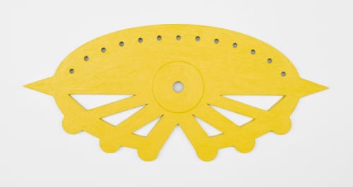 Michael Rey, "Quxxobe 7" (2020). Oil on panel, 25 x 54 inches.