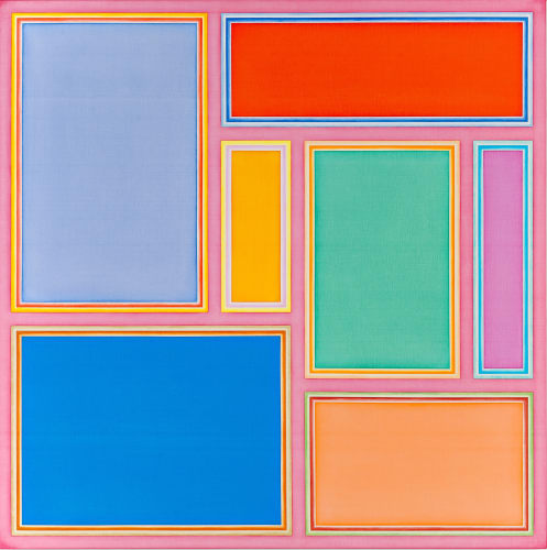 Selma Parlour, 2022, Salon VII, 76 x 76 cm, Oil on linen