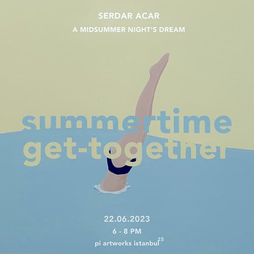 summertime get-together!, Opening of Serdar Acar's first (part II) solo with the gallery!