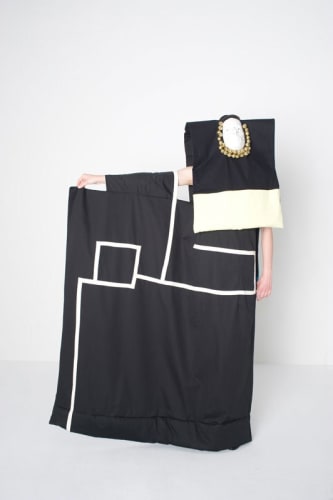 Susan Hefuna, Drawing, 2009, Costume, Egyptian cotton, 185 x 200 x 50 cm