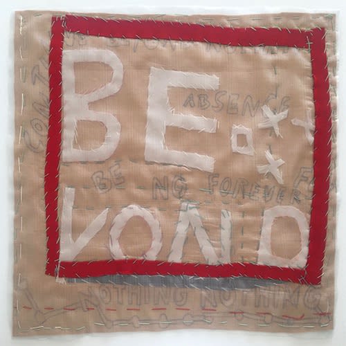 Beyond, 2019, Felt, Gaze, Thread, 61 x 66 cm
