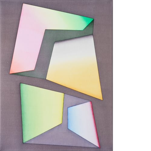 Selma Parlour, Smack Dab III, 2019, oil on linen, 41 x 30.5 cm
