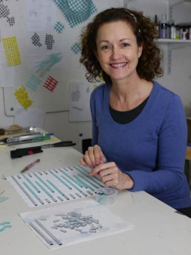 LIsa Pettibone in her studio