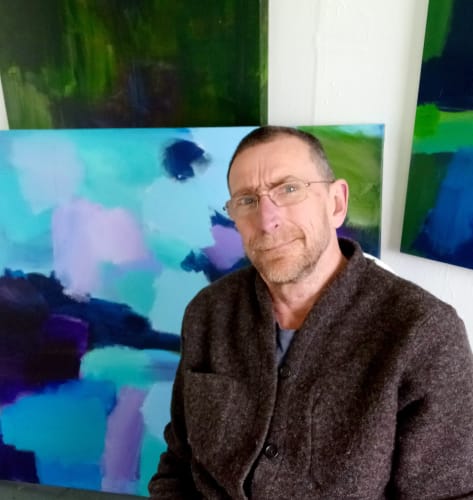 Nick Bodimeade in his studio (image courtesy of Michael Gudgeon)