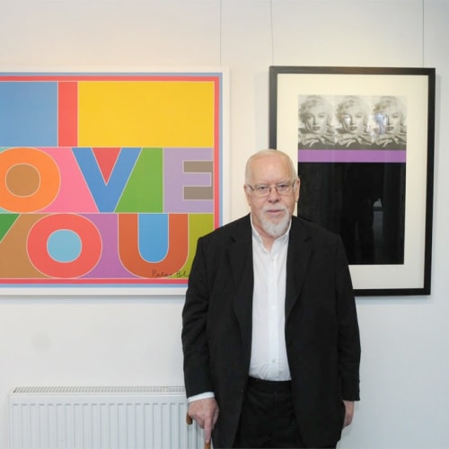 Sir Peter Blake at the Porthminster Gallery, 2014
