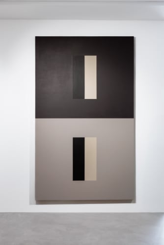 Jon Groom EVIDENCE Painting #2, 1991 Acrylic and pigments on wood panel 250 x 150 x 5 cm 98 3/8 x 59 x 2 in