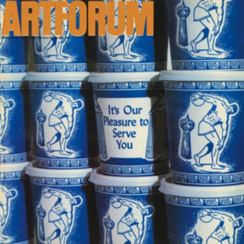 Artforum Summer 1981 cover