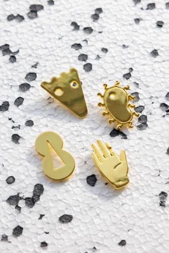 Set of 4 Icon Pins