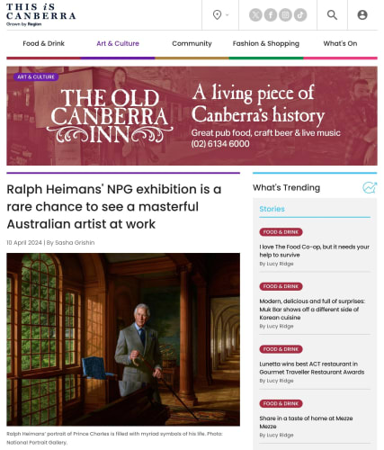 Ralph Heimans' NPG exhibition is a rare chance to see a masterful Australian artist at work