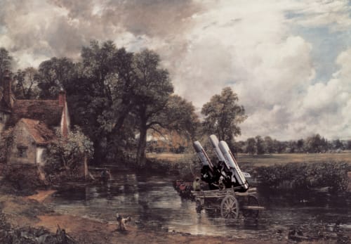 Peter Kennard, Haywain with Cruise Missiles, 1980 - 2022