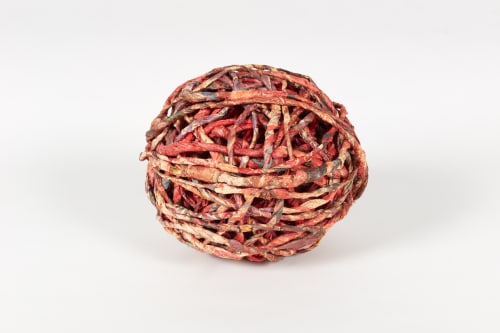 Red prayer sculpture, 2014