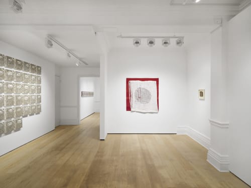 Installation view: The Resistance of Pen and Paper, 2023, Richard Saltoun Gallery, London, UK